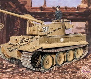 【模型】VI号 制作计划之威龙Bergepanzer Tiger I 7210 制作完成