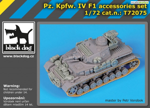Boxart Pz. Kpfw IV F1 Accessories Set T72075 Black Dog