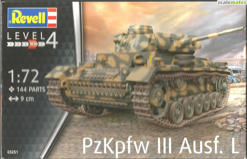 Boxart Pz Kpfw III Ausf. L 03251 Revell